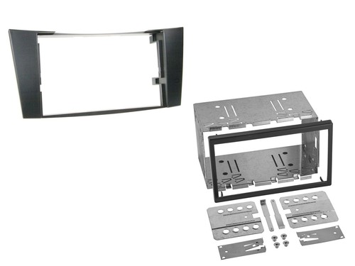 Radio faceplate set double - , din